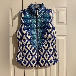 Lilly Pulitzer Essia Masterpiece Puffer Vest